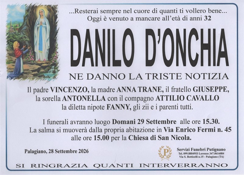 D'ONCHIA DANILO