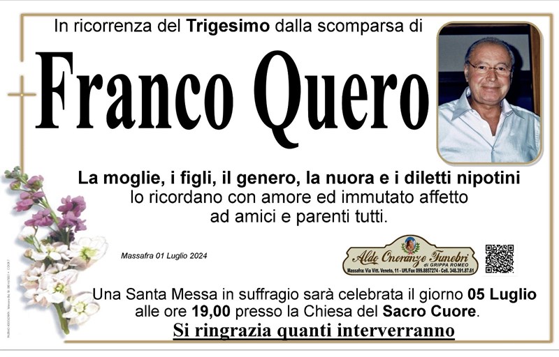 Trigesimo di Franco Quero