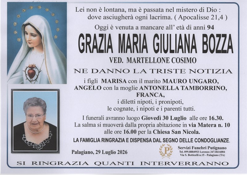 Grazia Maria Giuliana Bozza