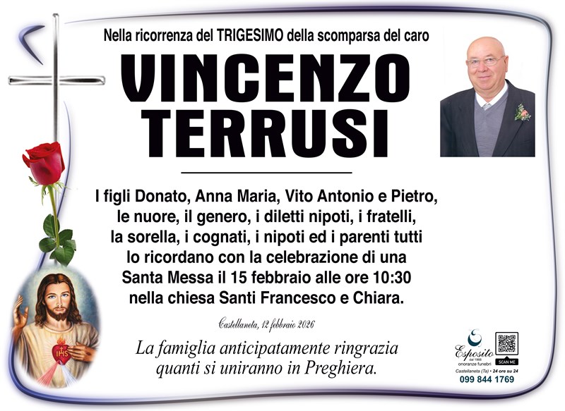Trigesimo di Vincenzo Terrusi