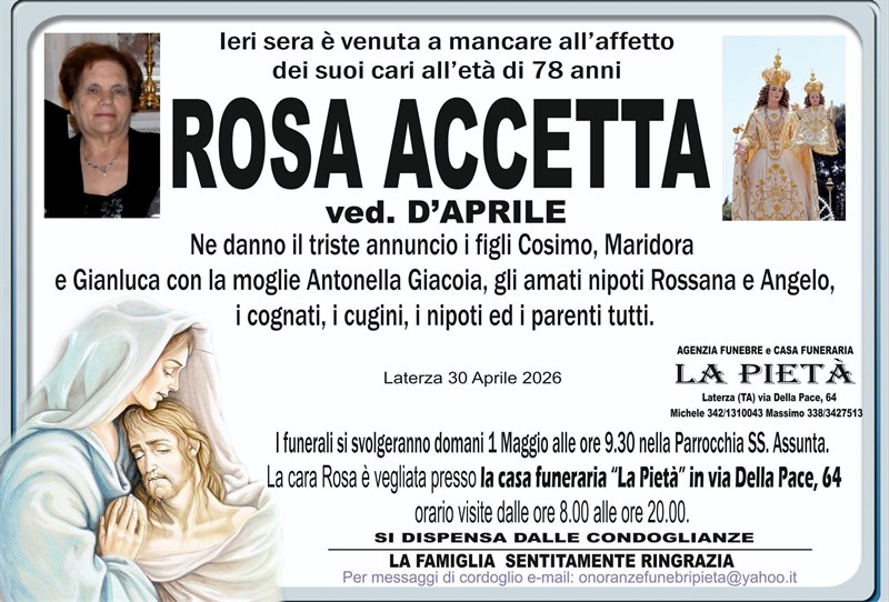 manifesto funebre