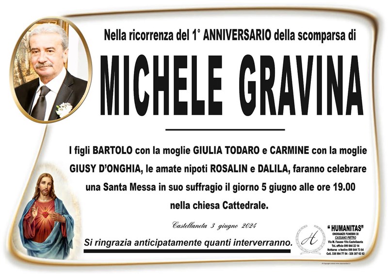 Anniversario di Michele Gravina