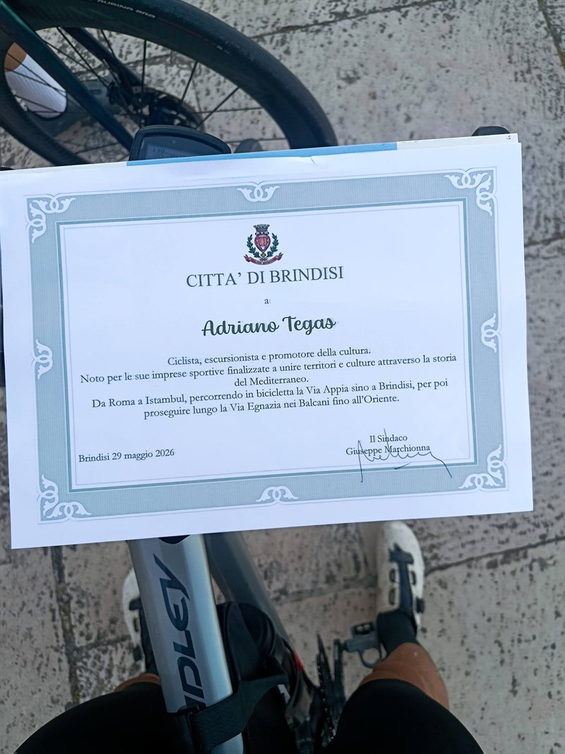Al via da Massafra "La Colonna della Civiltà"