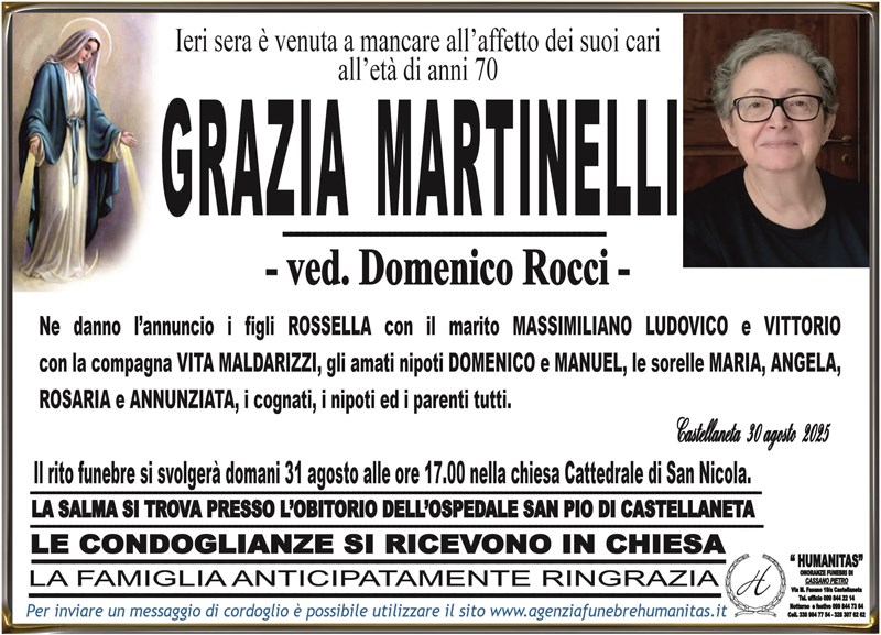 Trigesimo di Grazia Martinelli