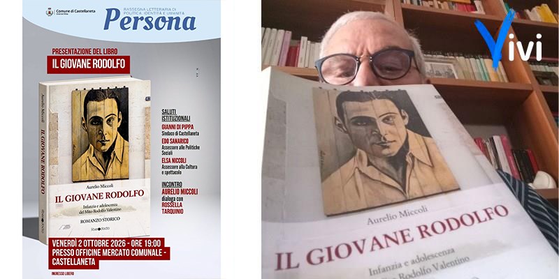 «Il Giovane Rodolfo»: presentazione letteraria nelle Officine Mercato Comunale