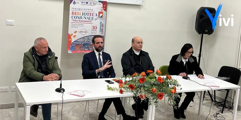 Inaugurata la Community Library di Mottola