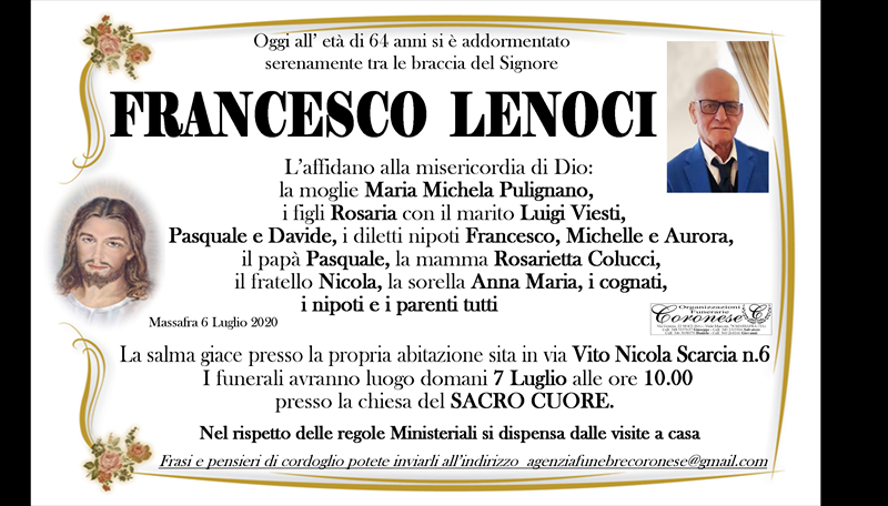 Anniversario di Francesco Lenoci