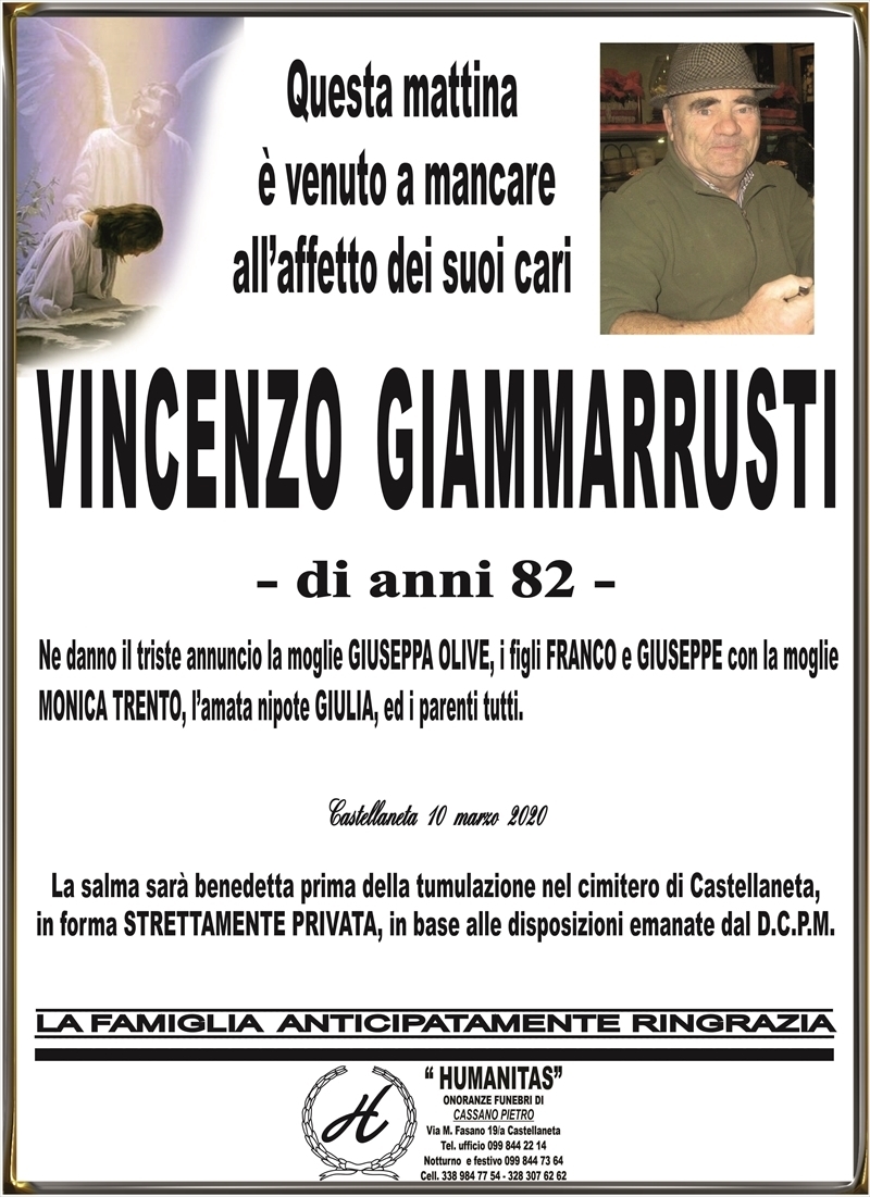 manifesto funebre